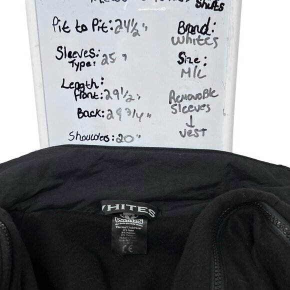 Whites Thermal Underwear Mens Coat Vest Size M / L DiveDry Glacier Scuba Dive - Picture 5 of 13